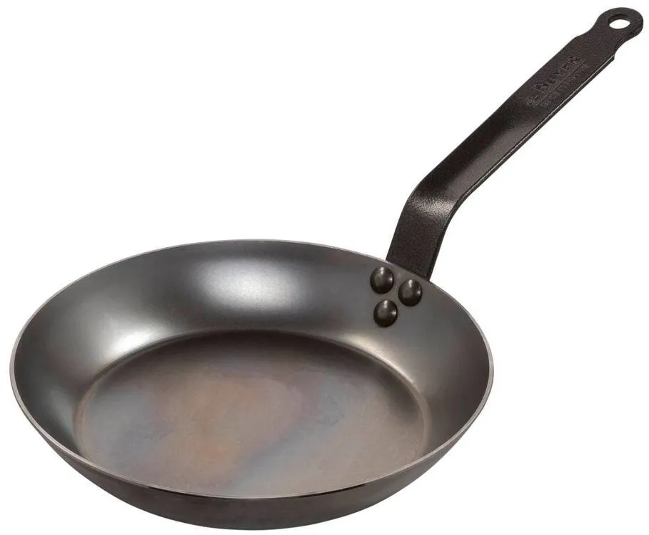De Buyer Carbone Plus Lyonnaise Frying Pan, 24cm