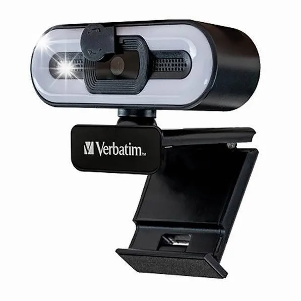 Camera Web VERBATIM Camera web Verbatim 49579, Full HD 1920x1080px, USB 2.0, neagra, 30 fps, cu microfon integrat
