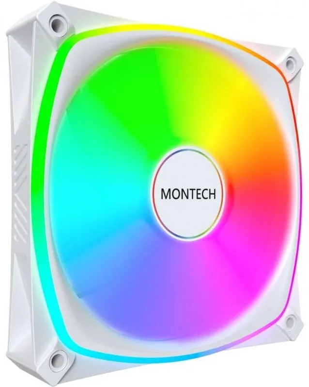 Montech Ventilator PC 120mm Montech AX120 Pro alb set 3 in 1