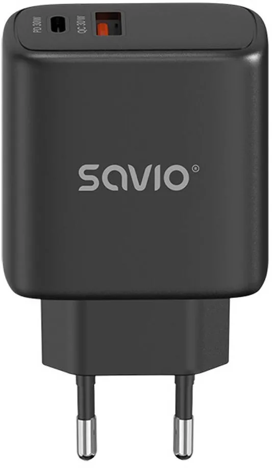 Incarcator SAVIO Wall 30W Quick Charge, Power Delivery 3.0, LA-06/B