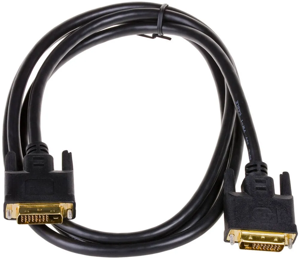 AKYGA AK-AV-06 DVI cable 1.8 m DVI-D Black