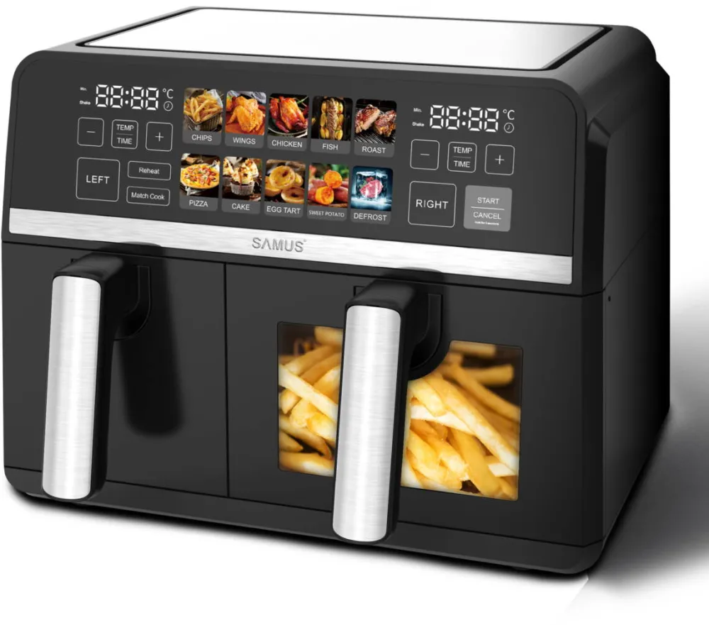Friteuza cu Aer Cald Samus AF9DUO-S2600DW