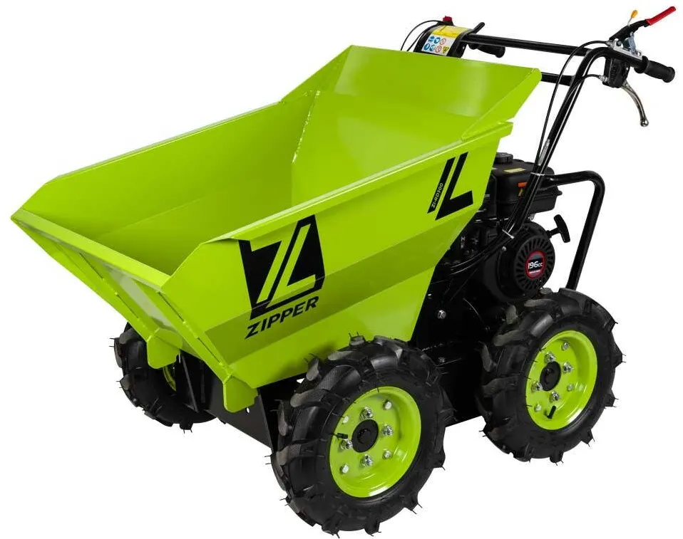 Zipper Roaba pe benzina cu roti, basculabila, dumper Zipper, ZI-RD300, motor in 4 timpi, 4.1kw, 300kg maxim util incarcare, 3.6l rezervor, 4 viteze