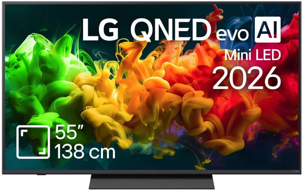 Televizor LG QNED 55QNED8EB3B, 139 cm, Smart, 4K Ultra HD, Clasa F (Model2026)