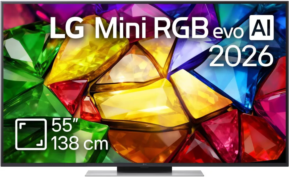Televizor LG MiniRGB evo 55MRGB87B3B, 139 cm, Smart, 4k Ultra HD, 144 Hz, Clasa E ( Model 2026)