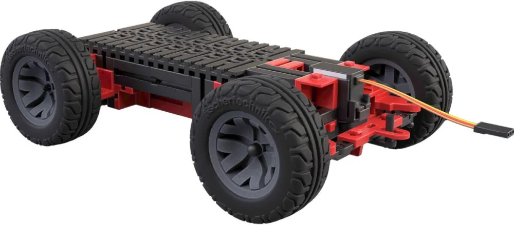Set de constructie fischertechnik Maker Kit Car cu sasiu de masina
