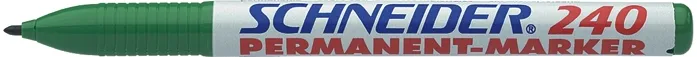 Schneider Permanent marker Schneider Maxx 240, varf rotund 1-2mm - verde