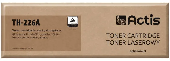 Toner imprimanta ACTIS COMPATIBIL TH-226A for HP printer; HP 26A CF226A replacement; Standard; 3100 pages; black
