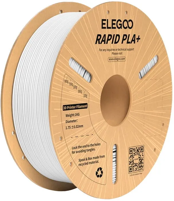 Elegoo Filament Rapid PLA+ (White)