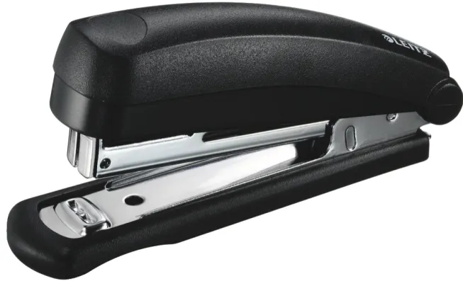 Leitz Capsator cu capse nr. 10, 10 coli, LEITZ Mini 5517 - negru