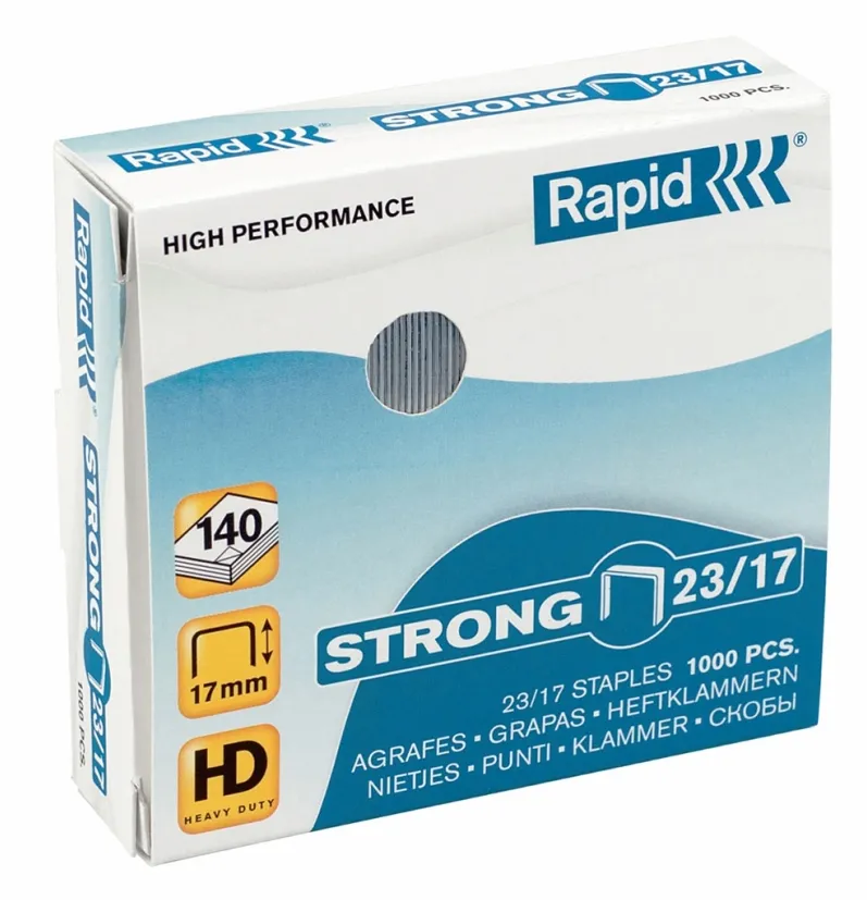 Rapid Capse 23/12, 1000 buc/cutie, RAPID Strong