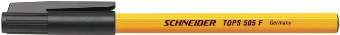 Schneider Pix Schneider Tops 505F, unica folosinta, varf fin, corp orange - scriere neagra