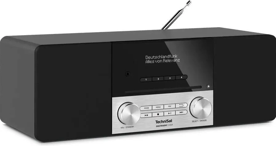 Radio digital TechniSat DigitRadio 3 ASA negru argintiu