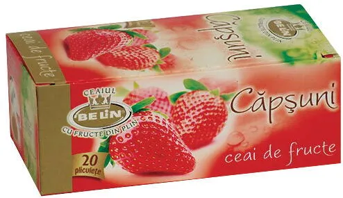 BELIN Ceai Belin capsuni,20 pliculete