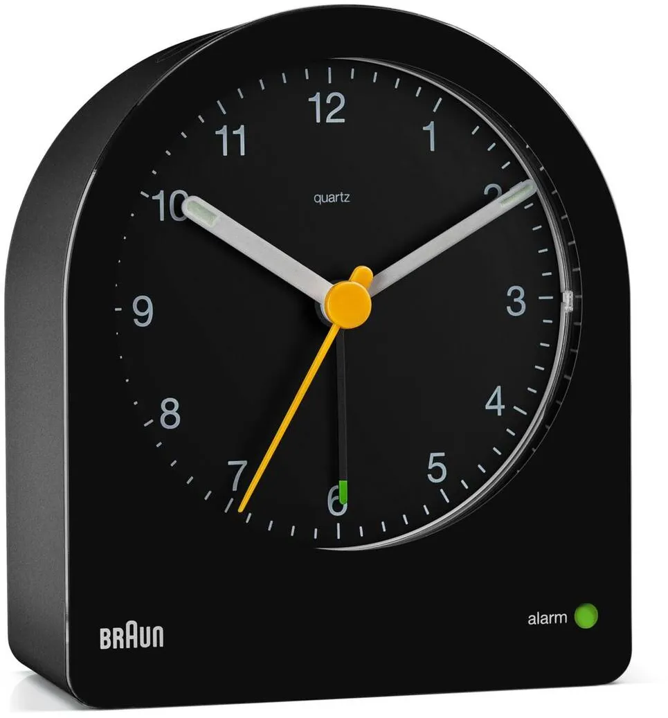 BRAUN Ceas de Birou BC22 BK quartz alarm black