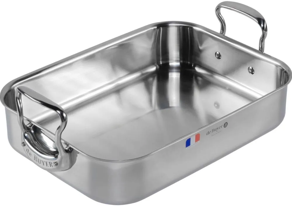 De Buyer Vas Pentru Gatit Affinity Casserole Stainless Steel 35X25 cm