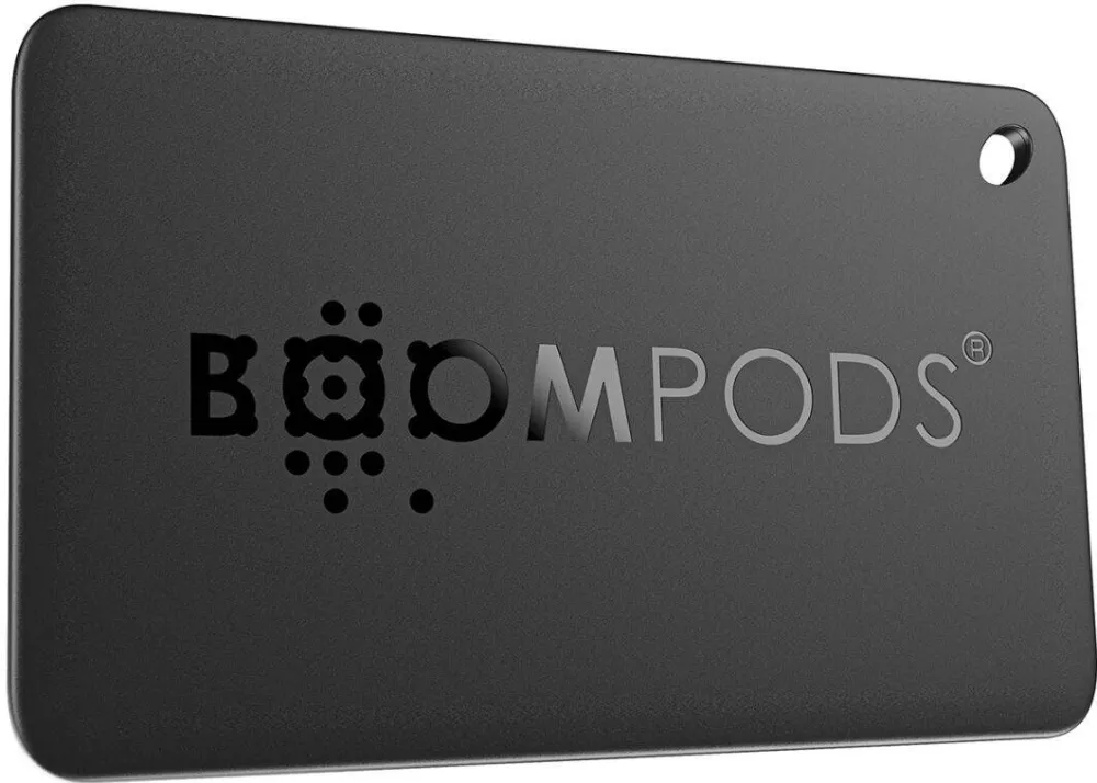Boompods Tracker Bluetooth BOOMPODS Boomcard, compatibil Apple Find My, negru, plastic