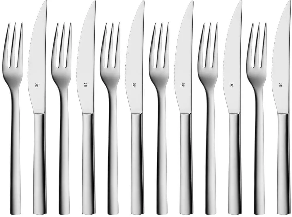 WMF Set "Nuova" Cutite si furculite friptura 12 piese - WMF