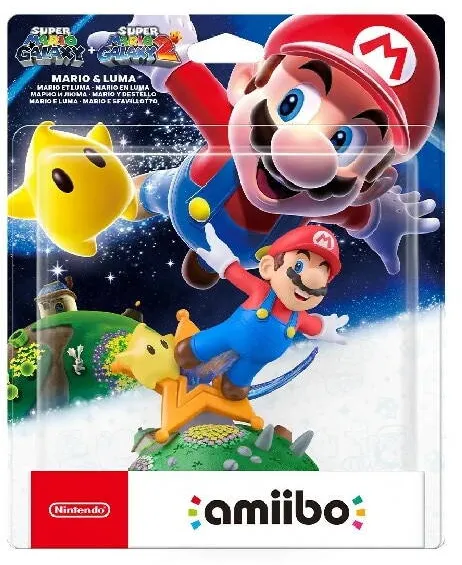 NINTENDO Figurina Amiibo - Mario & Luma, pentru jocurile Super Mario Galaxy 1+2.
