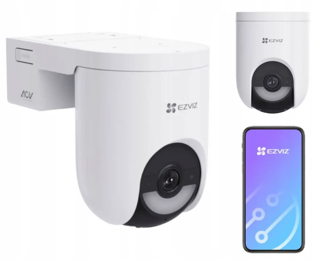 Camera Supraveghere EZVIZ Camera de supraveghere EZVIZ HB8 Lite 4MP 4G, alb, 137,5x100,5x168mm