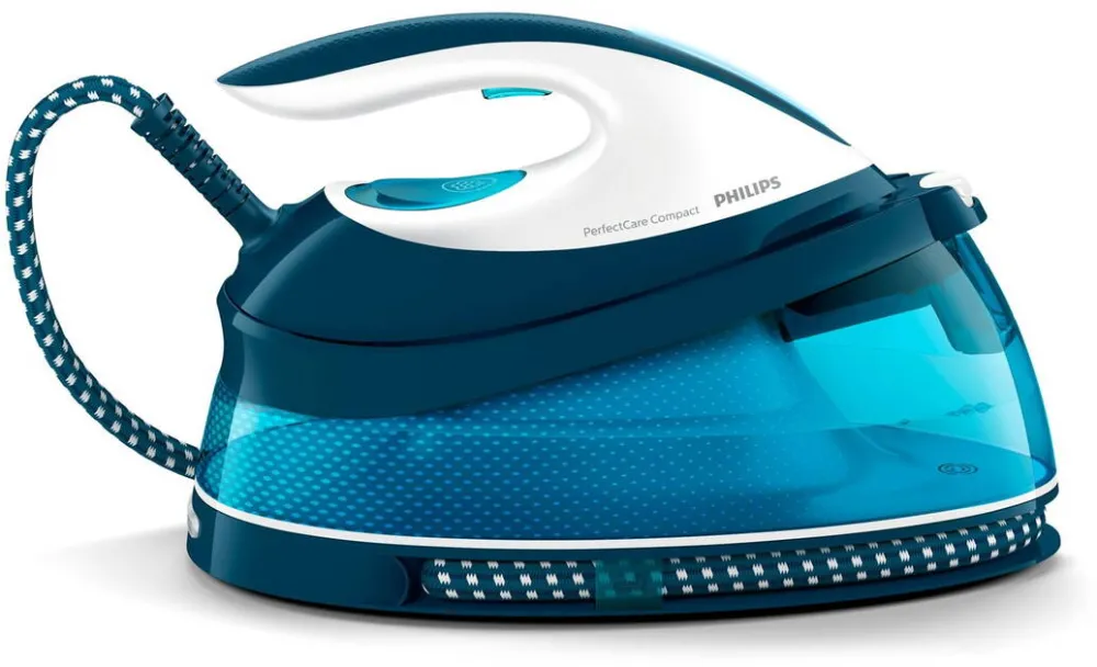 Statie de calcat cu abur Philips GC7840/20 2400 W 1.5 L talpa SteamGlide albastru-alb