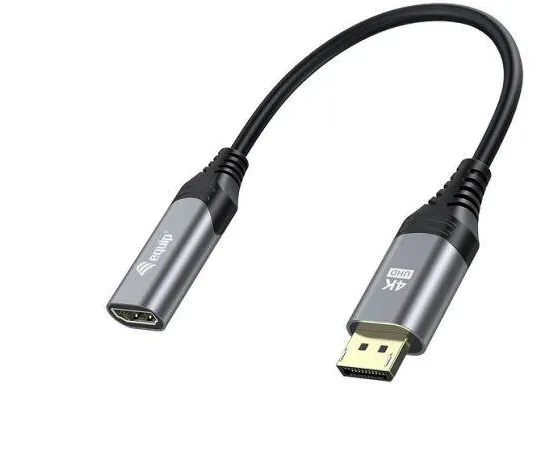 Adaptor EQUIP Displayport->HDMI 1.2 St/Bu 4K/60Hz Gri