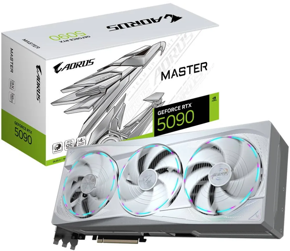 AORUS GeForce RTX 5090 MASTER ICE 32GB GDDR7 512-bit DLSS 4.0