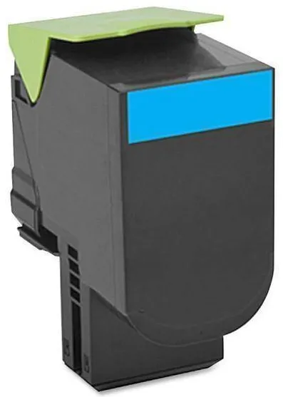 Toner imprimanta Lexmark 80C2XCE Cyan