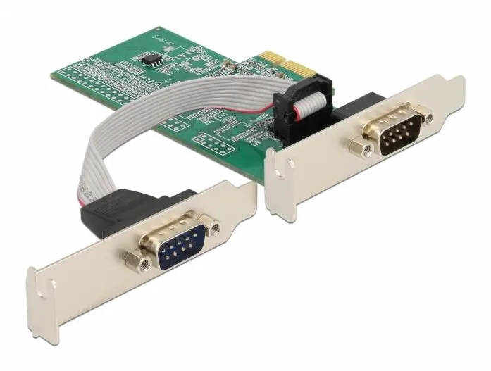 Adaptor DELOCK 89555, PCI Express Card > 2 x Serial RS-232 serial PCIe 2.0 RS-232 x 2