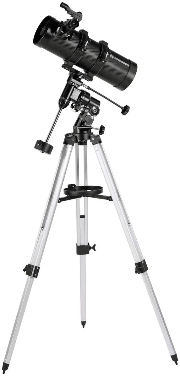 Telescop Bresser Pluto 114/500 EQ cu suport smartphone