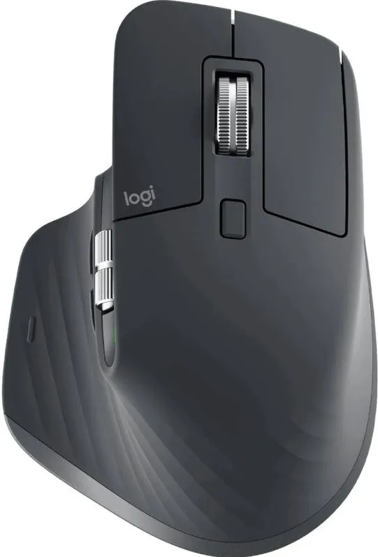 Mouse LOGITECH MX Master 3S, Wireless/Bluetooth, Graphite