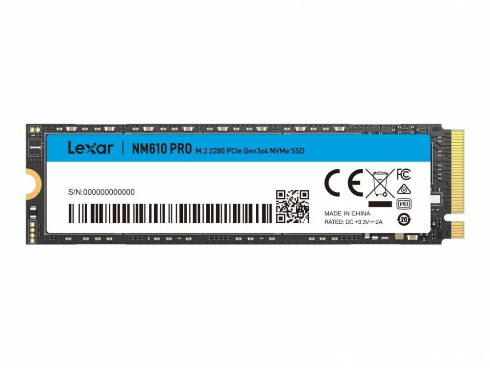 SSD Lexar NM610 Pro 1TB NVMe M.2 2280 3300/2600MB/s