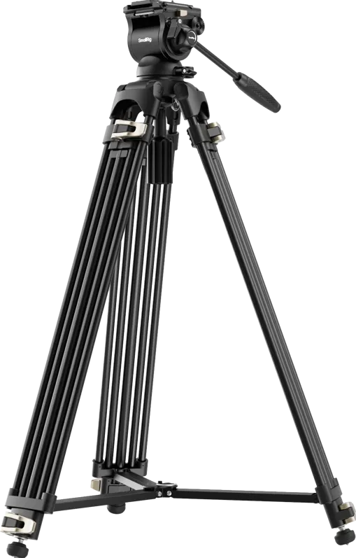 SmallRig 4686 Heavy-Duty Fluid Head Video Tripod Kit AD-01S