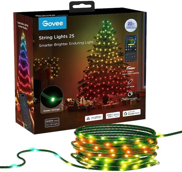 Govee H80C4 String Lights 2S 20m | Oświetlenie LED | RGBWIC