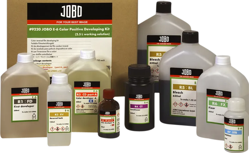 JOBO E-6 COLOR Positive Chemistry Kit 4 x 2,5L
