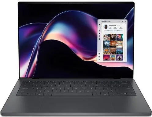 Laptop Dell XPS 14, cu procesor Intel Core Ultra X7 358H, 14'' OLED Touch 2.8K 20-120Hz, 32GB LPDDR5x, 1TB M.2 PCIe NVMe SSD, Intel Arc Graphics