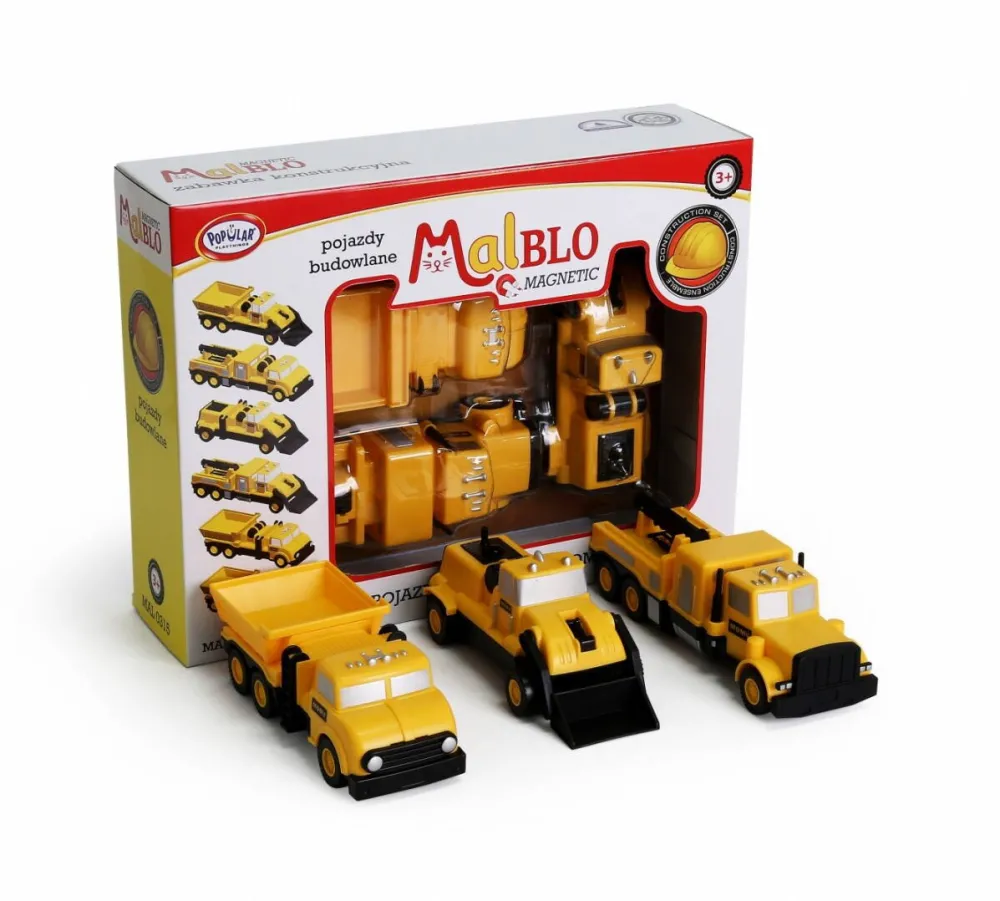 Masinuta MALIK MalBlo Magnetic Construction vehicles