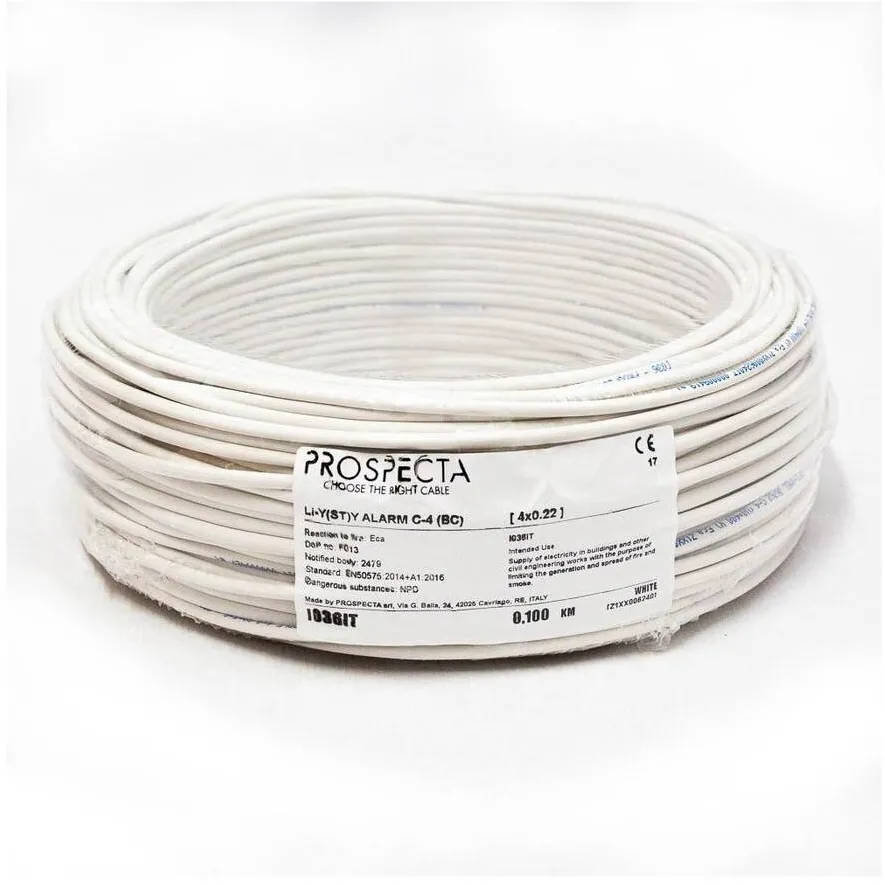 PROSPECTA Cablu alarma 4X0.22 premium cupru 100%