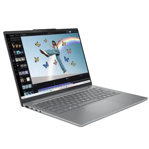 Laptop Lenovo IdeaPad Slim 5 14AHP10 (Procesor AMD Ryzen 7 8845HS (16M Cache, up to 5.1 GHz) 14" WUXGA, 16GB DDR5, 1TB SSD, AMD Radeon 780M Graphics, Gri)