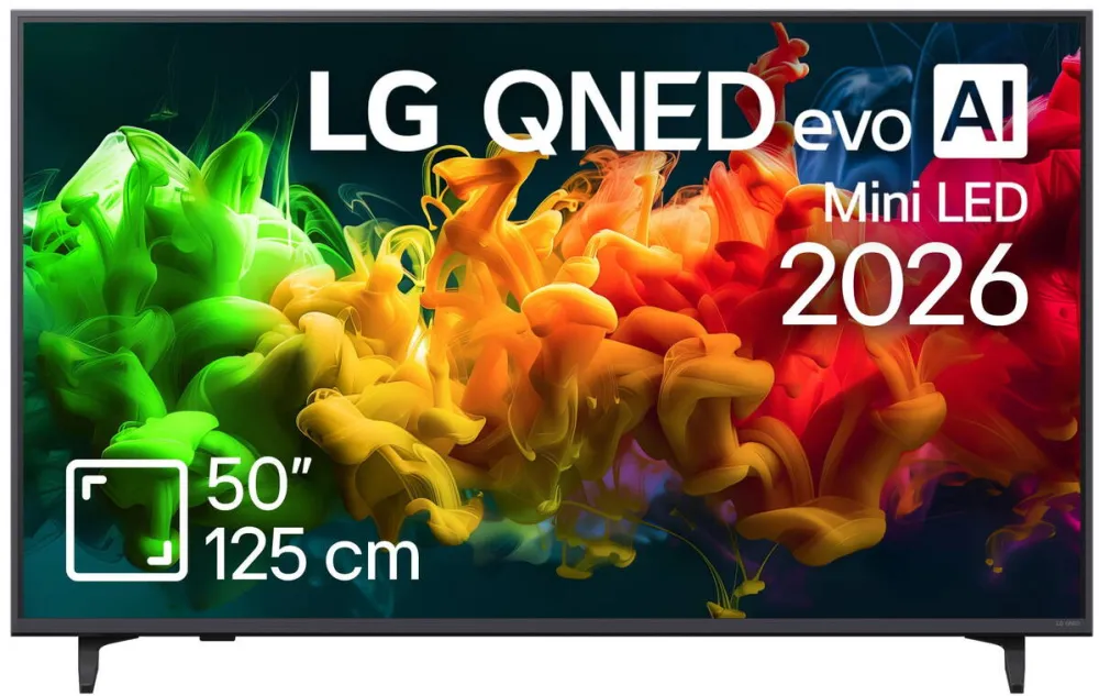 Televizor LG QNED 50QNED8EB3F, 126 cm, Smart, 4K Ultra HD, Clasa G (Model2026)