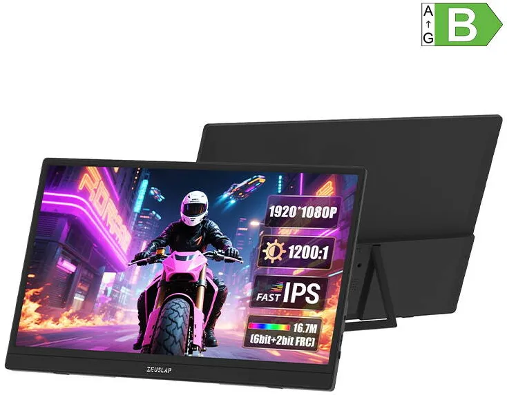 Monitor Zeuslap ZB156 15.6" (Plastic) portabil