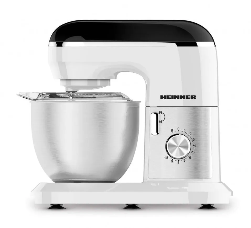 HEINNER Mixer planetar HPM-1010WHBK, alb/negru
