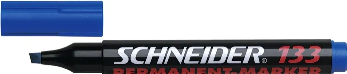 Schneider Permanent marker Schneider Maxx 133, varf tesit 1+4mm - negru