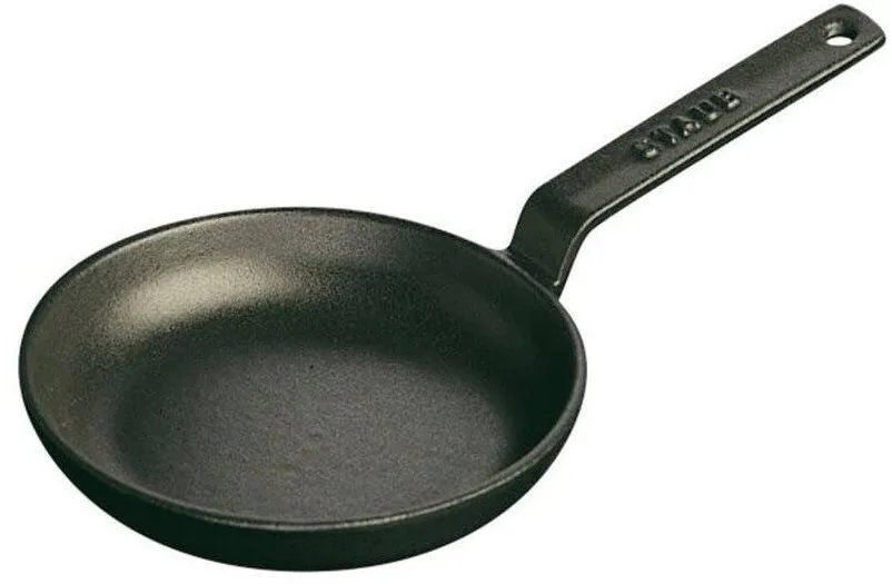 Mini tigaie fonta Staub 12 cm negru