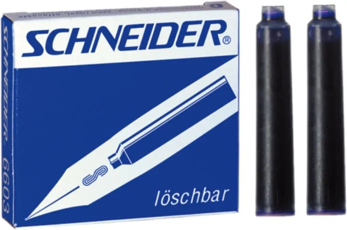Schneider Patroane cerneala Schneider, 6buc/set - negru