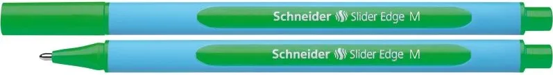 Schneider Pix SCHNEIDER Slider Edge M, rubber grip, varf mediu - scriere verde