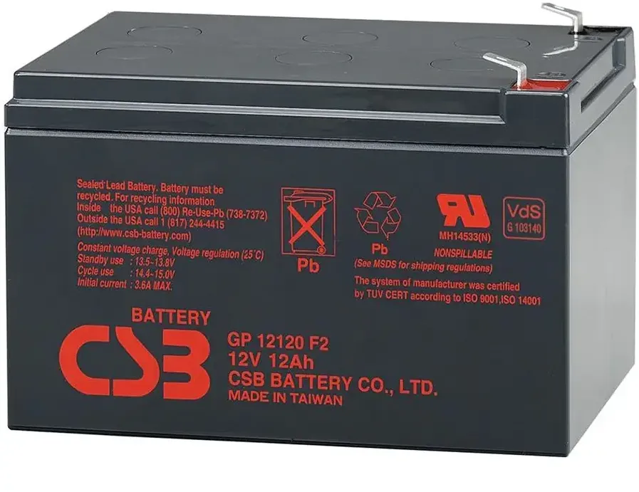 CSB GP12120F2 Acumulator VRLA 12V 12Ah Terminal F2
