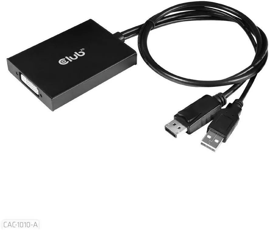 Adaptor CLUB 3D DisplayPort > DVI-D HDCP OFF St/Bu