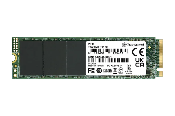 SSD Transcend 250GB M.2 MTE115S (M.2 2280) PCIe Gen3 x4 NVMe