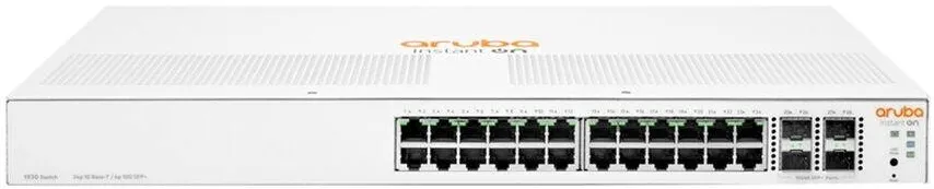 Switch HP Switch HPE Aruba Networking Aruba Instant On 1930 24G Class4 PoE 4SFP/SFP+ 195W Gestionate L2/L3/L4 Gigabit Ethernet (10/100/1000) Power over Ethernet (PoE) Suport 1U Alb